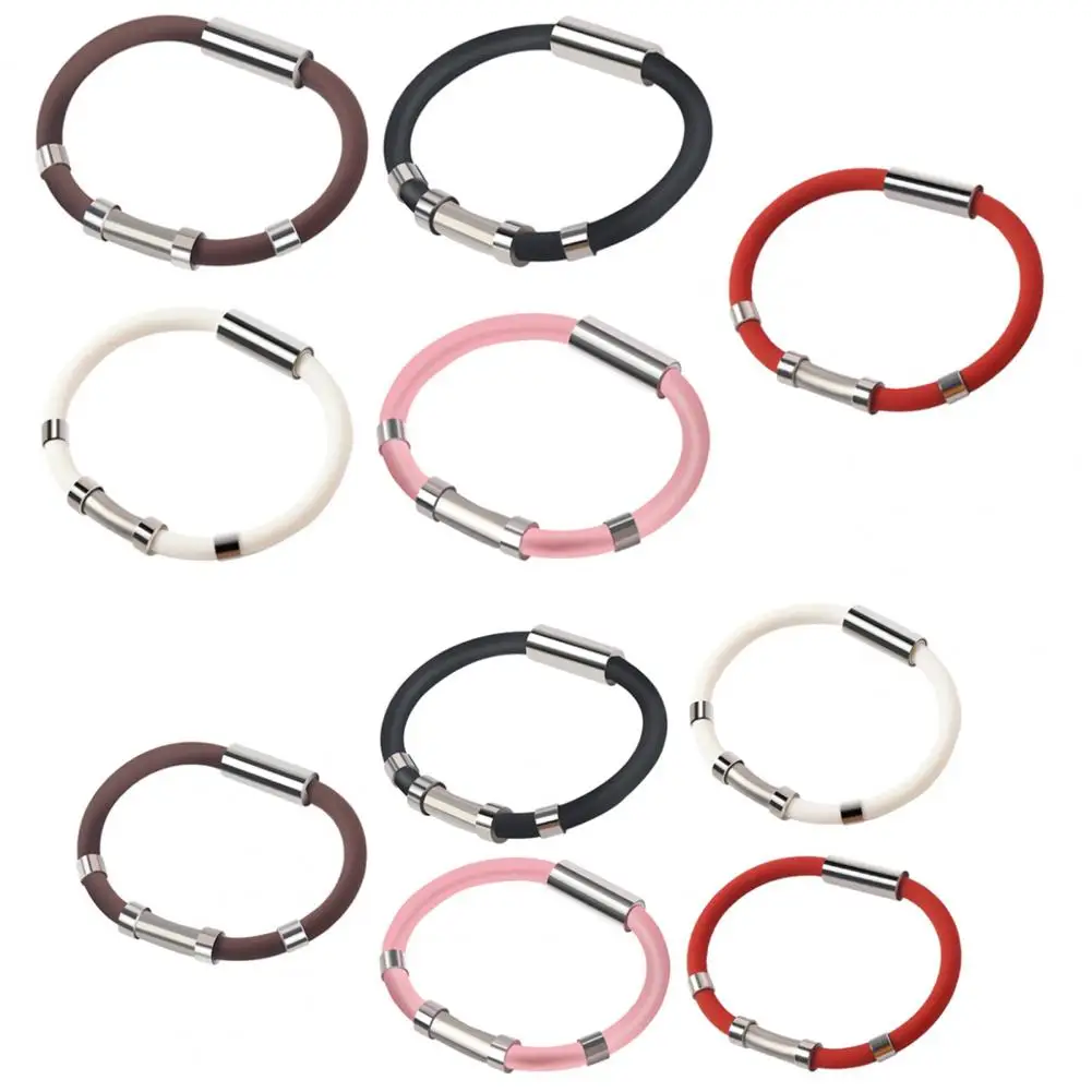 

80% Hot sale Bracelet Safe Effective Silicone Unisex Anti-static Wristband for Outdoor