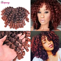 lovepancy 8 inches jumpy wand curl jamaican bounce synthetic braiding hair extensions crochet braids hair for women hot sale