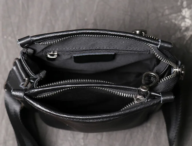 

Luxury Natural Skin Casual Men Shoulder Bag Genuine Leather Original Small Crossbody Classic Trend Fashion Messenger iPad Bags