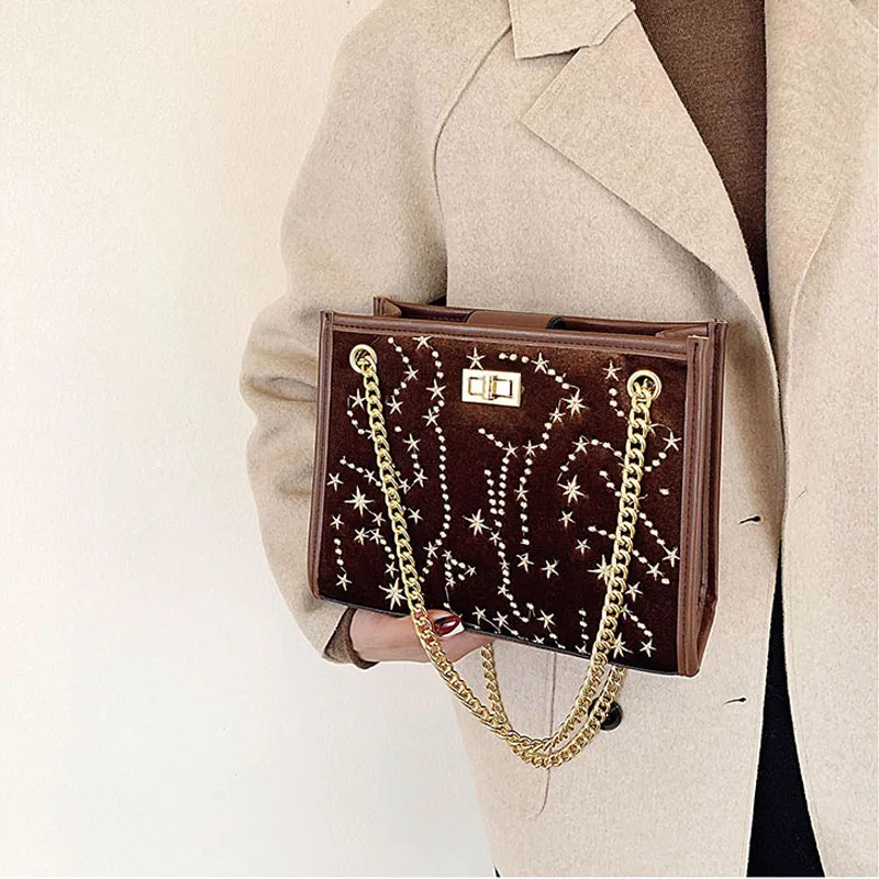 Кожаные модные сумки на плечо высокое качество сумка через роскошные женские