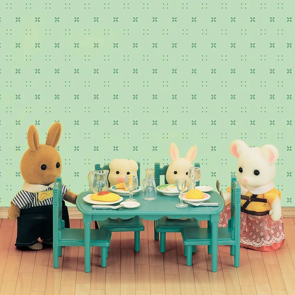 Новинка 2021 миниатюрная мебель для кукольного домика зеленые стулья кухни мини