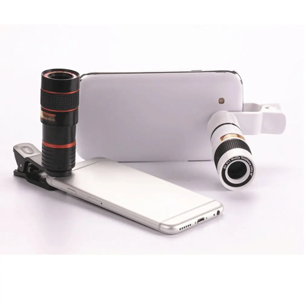

Universal 8X Zoom Optical Phone Telescope Portable Mobile Telephoto Camera Lens