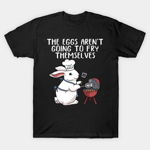 

Happy Easter Eggs Funny Barbecue Grilling Egg Hunt T-Shirt