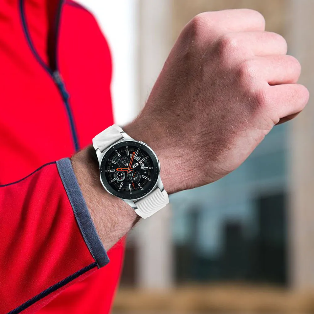 Силиконовый ремешок для часов Samsung galaxy спортивный сменный 46 мм 22 Gear S3 Frontier/Classic| |