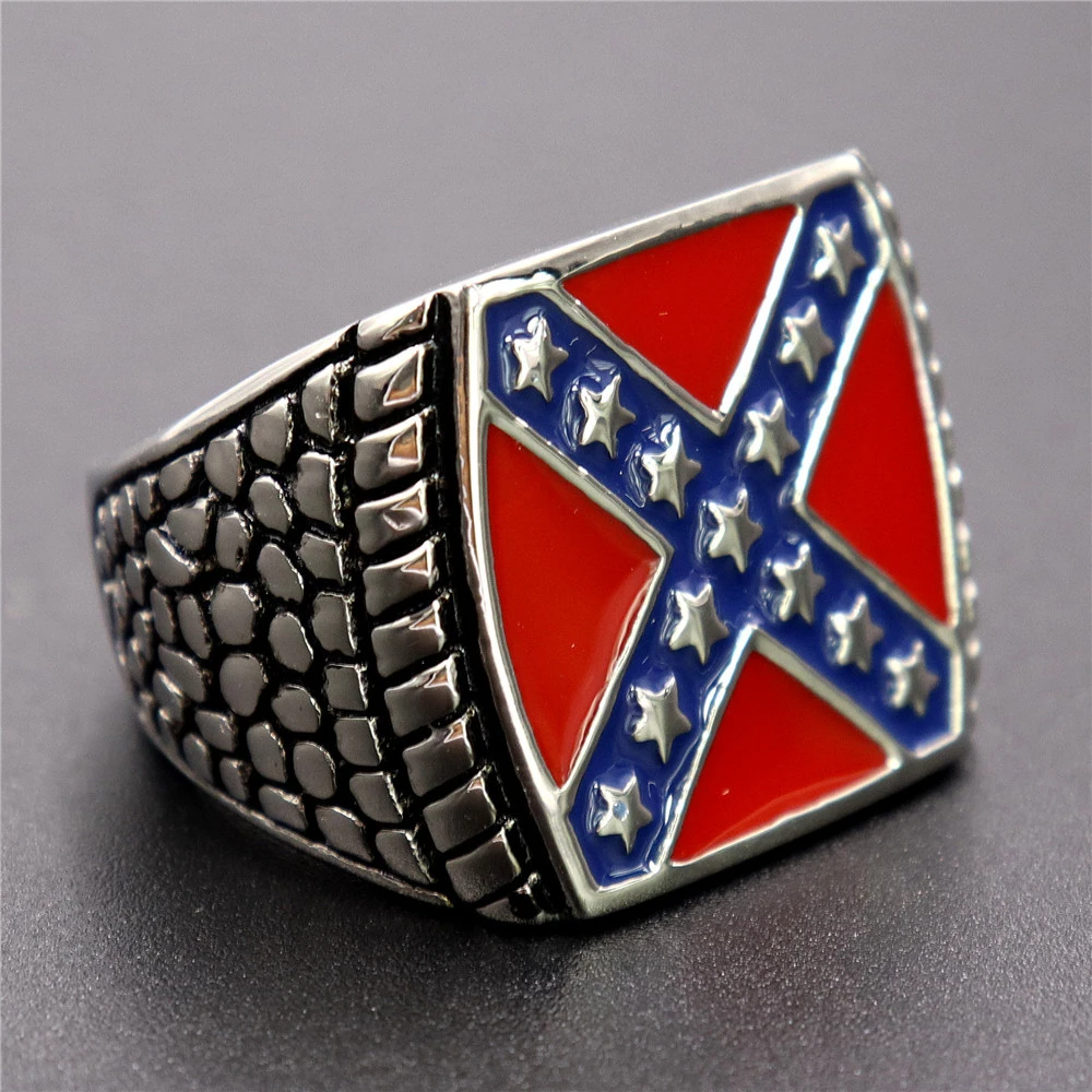 

Loredana Exquisite Fashion History series jewelry rings for men.Retro style color bright star modeling stainless steel ring