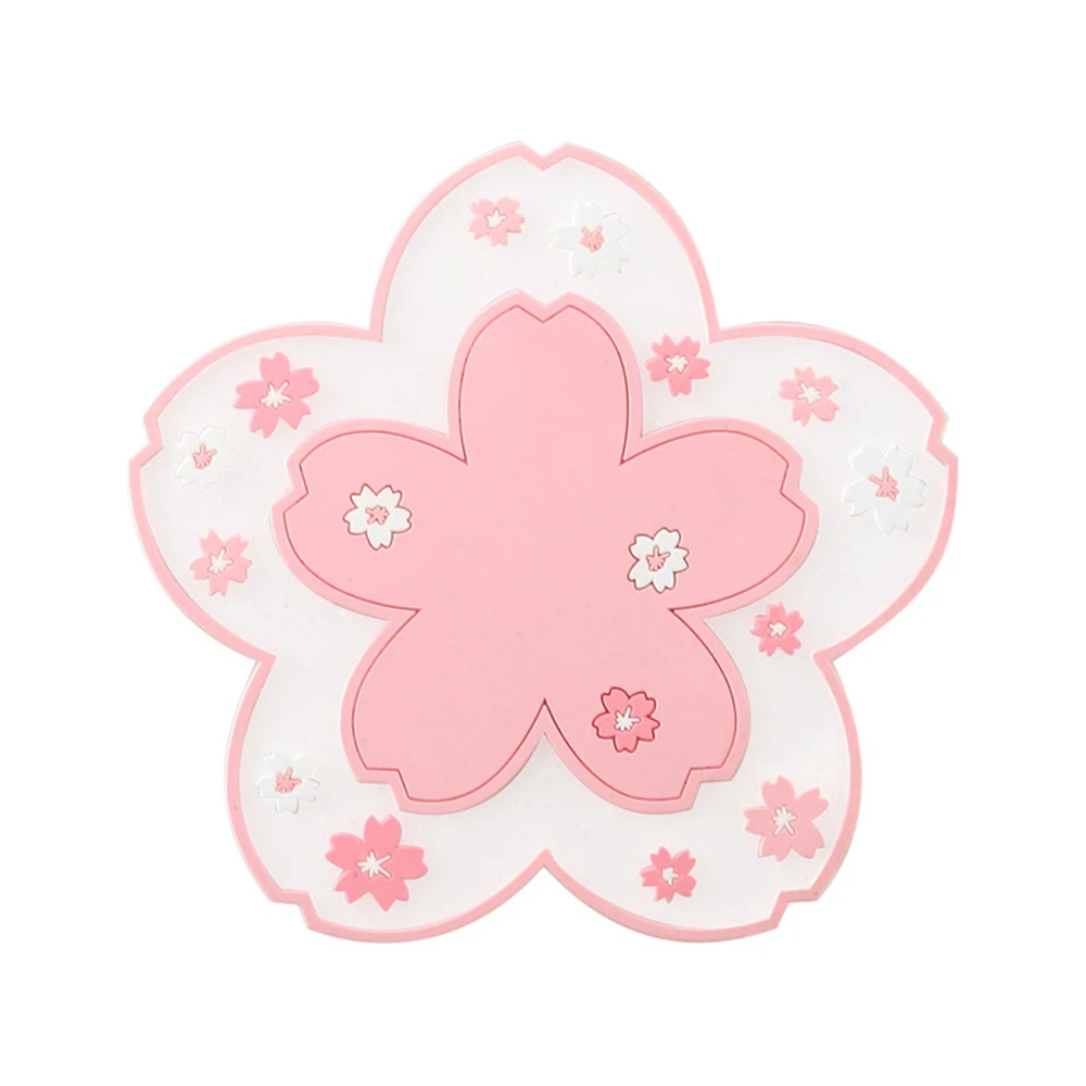 

New 1pc Japan Style Cherry Blossom Heat Insulation Table Mat Family Office Anti-skid Tea Cup Milk Mug Coffee Cup Coaster