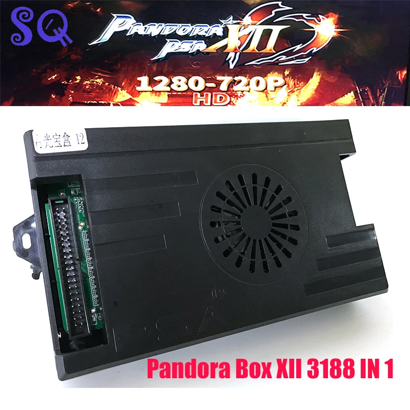 

Pandora 3D 3188 в 1 Сага коробка 12 Семья-версия двойной джойстик для ПК/PS3 VGA/HDMI Выход Аркада PCB игры