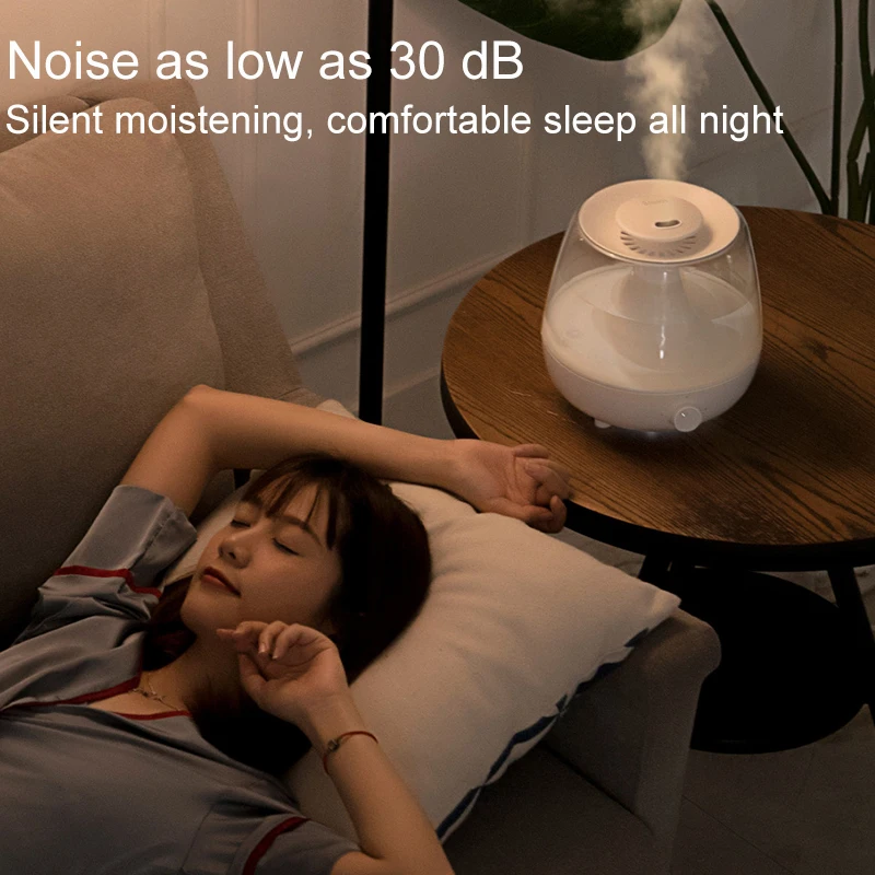 Baseus увлажнитель арома диффузор Difusor для домашнего офиса 2.4L большой объем воздуха