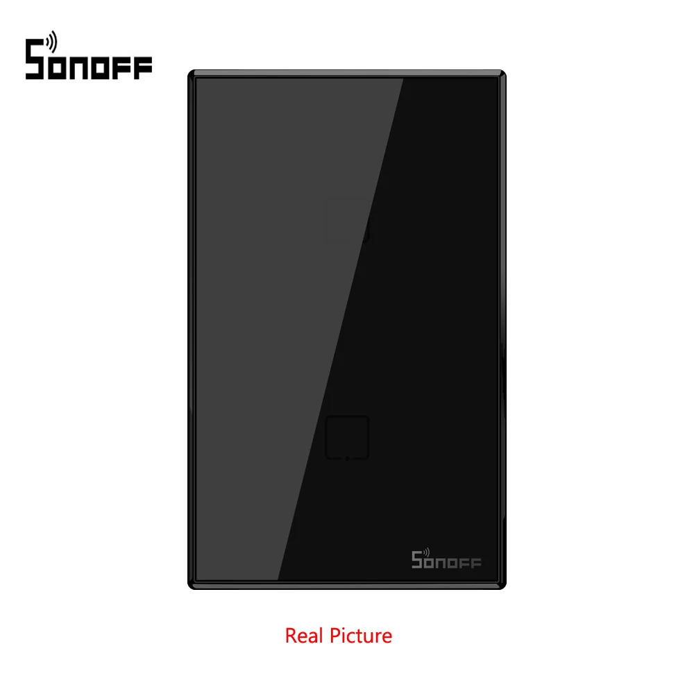 Беспроводной настенный высветильник ель Sonoff T3 RF433 с Wi Fi и управлением через