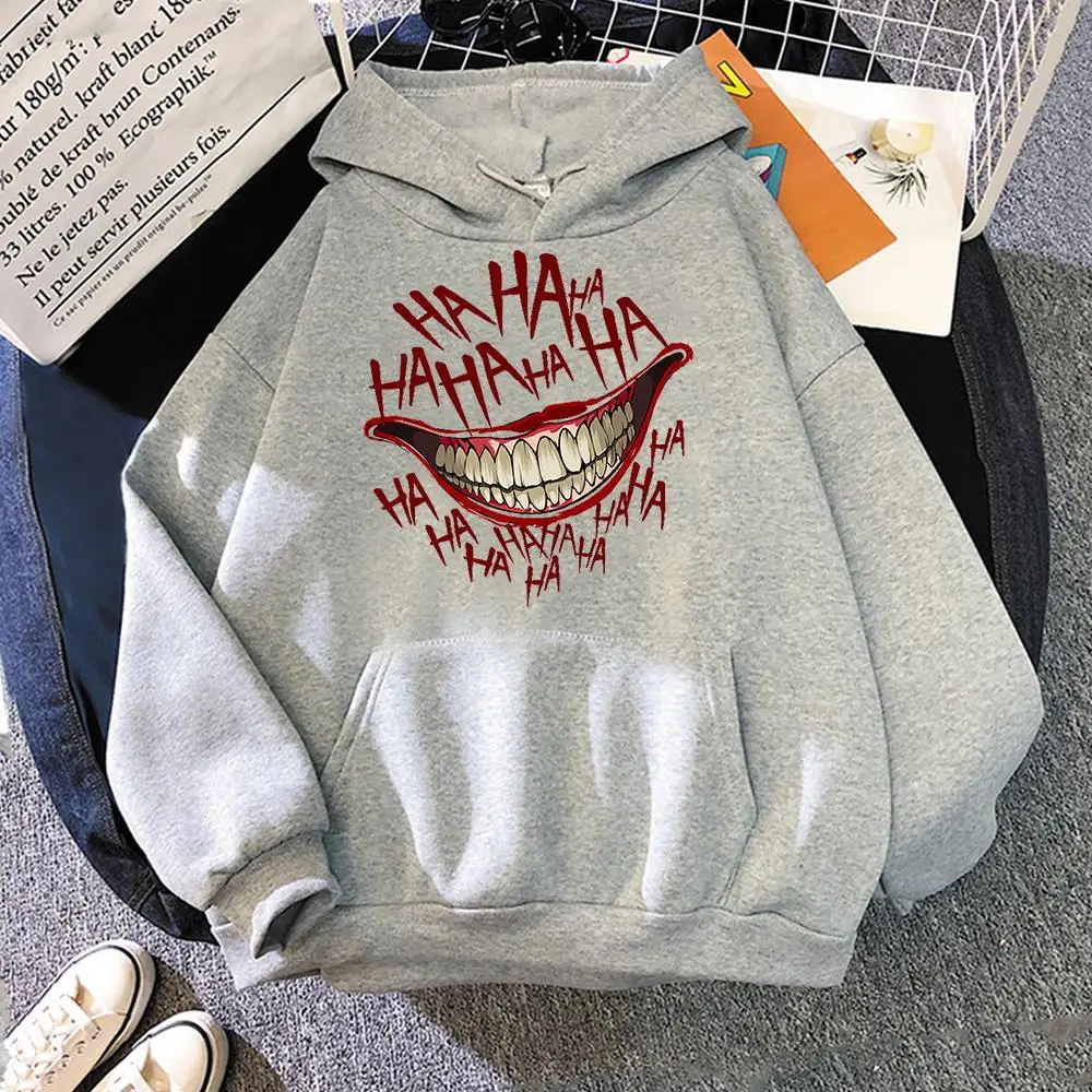 

Hip Hop Lol Laughing Hoodies Hell Boy Men Women Hooded Pullover Male Female Sudaderas Smile Baby Hood Hoddie Sweatshirts
