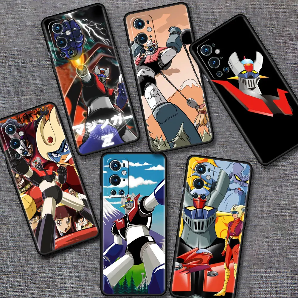 

Anime Mazinger Z Case for Oneplus 8T 8 7 Pro Nord N10 5G N100 7T 9 Pro 9R Z Cell Phone Bag 1+ Back Soft Protector