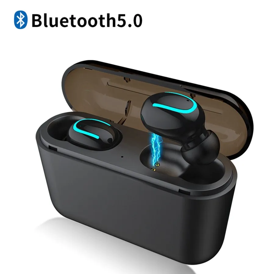 Беспроводные наушники Bluetooth 5 0 TWS HIFI стерео спортивные для бега шумоподавление