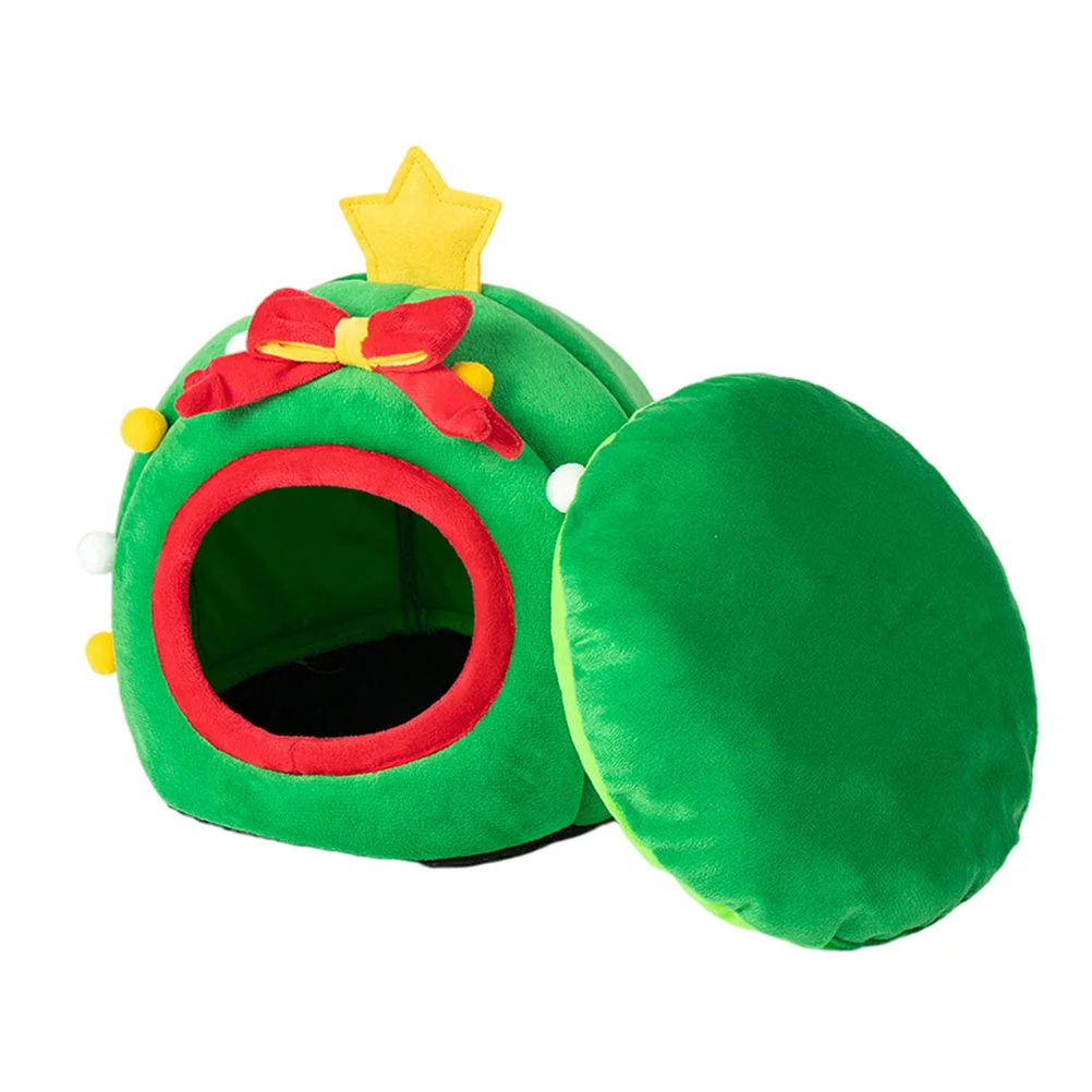 

Christmas Hamster House Small Animals Semi-closed Nest Guinea Sleeping House