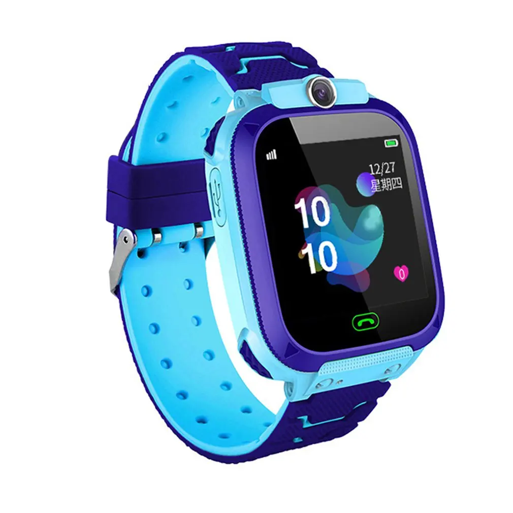 

Kids Smart Watch Phone for Girls Boys with Gps Locator Pedometer Fitness Tracker Touch Camera Anti Lost Alarm Clock Q12B