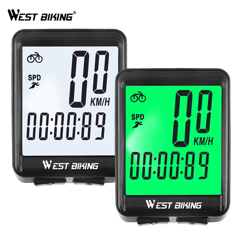 

West Biking Bike bicycle computer code meter speedometer with waterproof wireless and wired speedometer for bicycle accessories