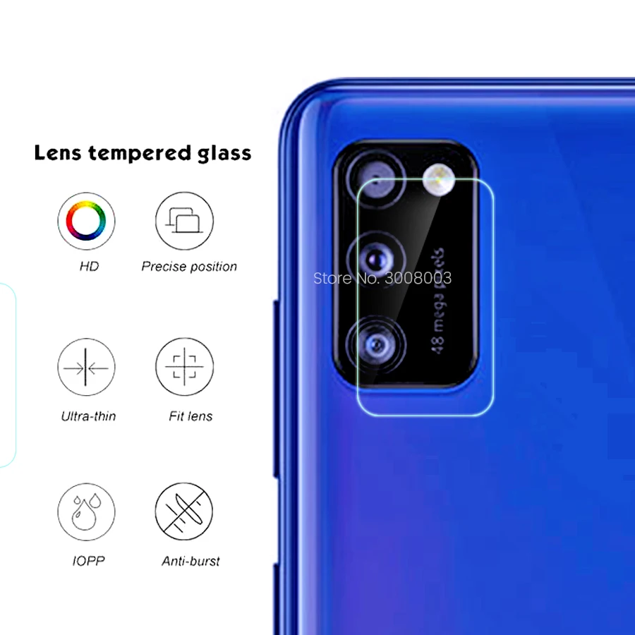 Стекло 2 в 1 для объектива камеры samsung gelaxi a 41 Защитная пленка galaxy a41 2020 дюйма