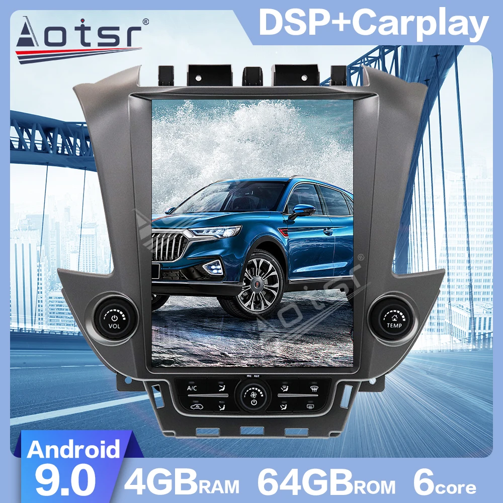 

For GMC Yukon Chevrolet Tahoe Suburban Android 9 Tesla Style 4GB RAM 64GB ROM PX6 Car GPS Navigation Multimedia Radio Player