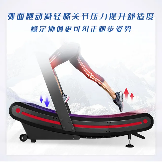 MIYAUP No Need To Plug-In Type Gym Commercial Home Professional Fitness Equipment High-Quality Runway New Treadmill 5