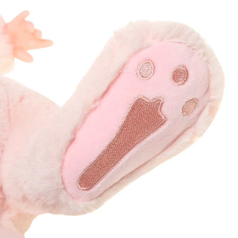 

35CM Plush Doll Toy Long Ear Dress Rabbit Toys For Girls Cute Sleeping Smiling Baby Silicone Reborn Dolls For Children Gifts