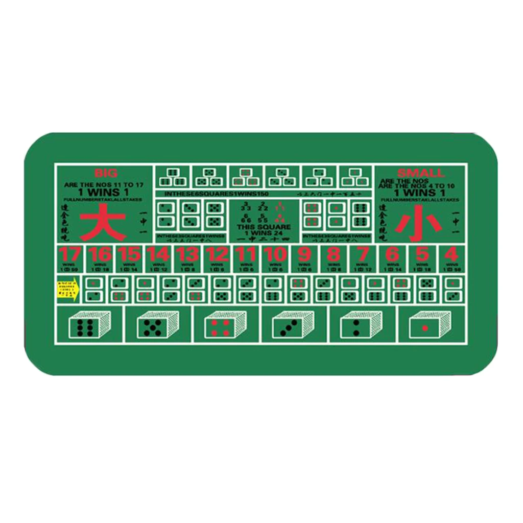 

120x60cm Poker Table Mat Portable Smooth Surface Layout Roll-up 47x24'' Felt