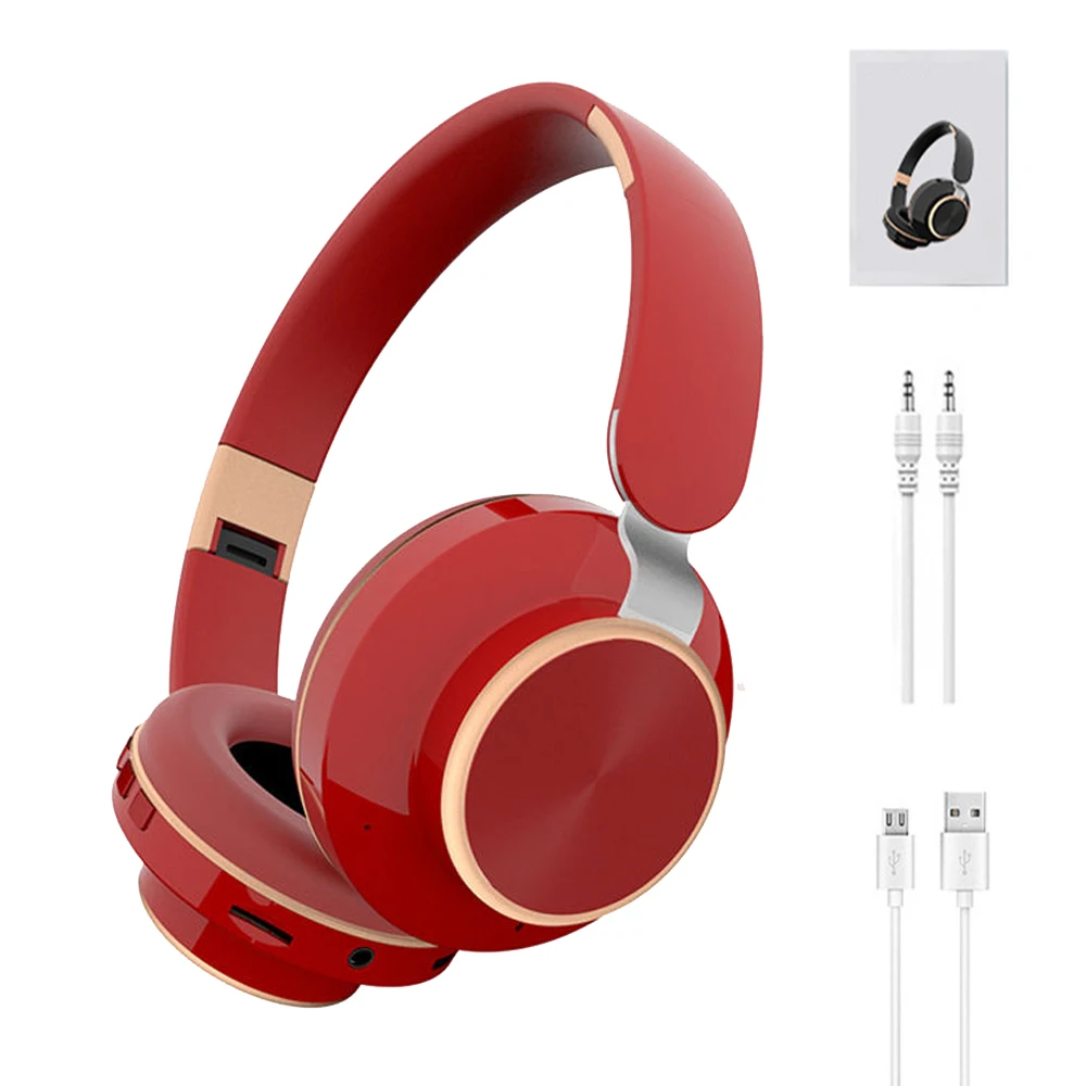 

Wireless Bluetooth 5.0 Headphones Foldable Noise Cancelling Mic 3D Bass Stereo Subwoofer Gaming Headphone For IOS Android