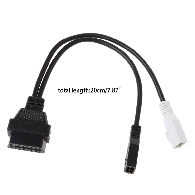 2X2 до 16 контактный разъем OBD2 диагностический соединительный кабель с адаптером