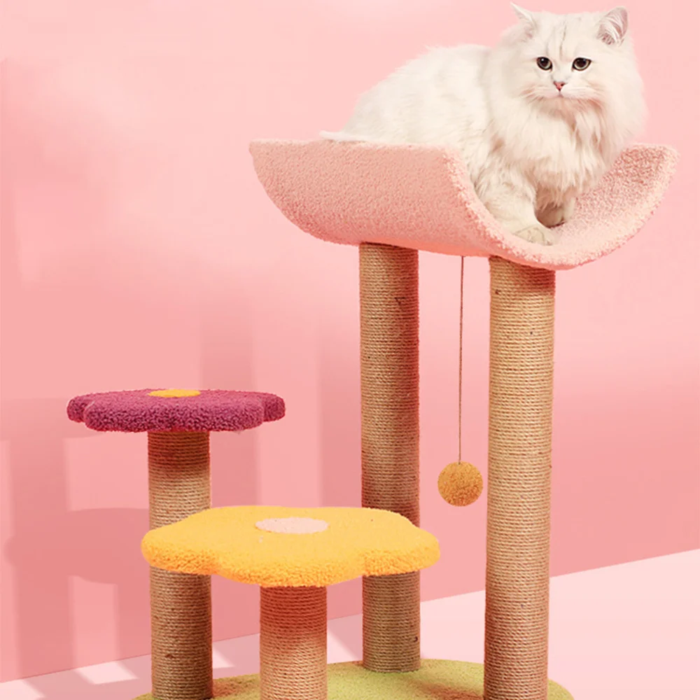 

1Pc Cat Climbing Frame Cat Scratching Board Cat Playing Stand Home Decor
