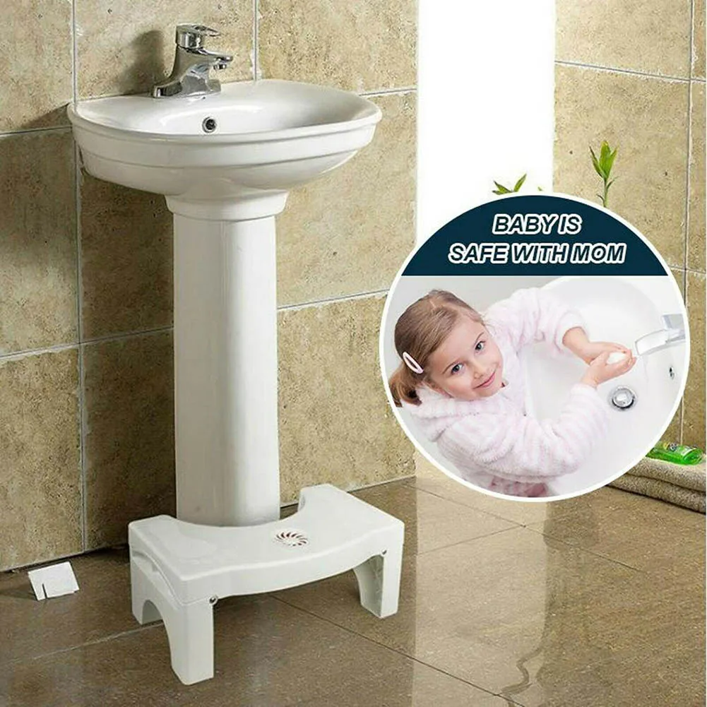 

Folding Multi-Function Toilet Stool Portable Step for Home Bathroom HK3