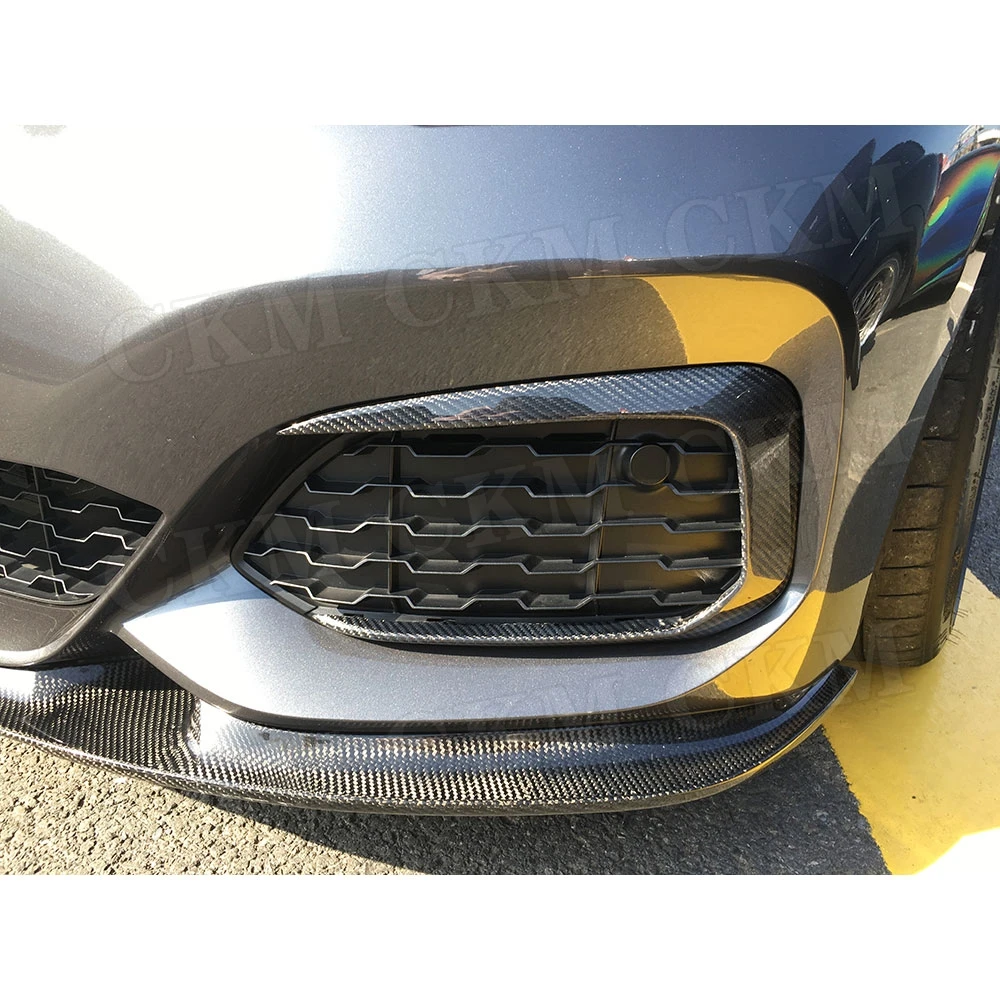 Неокрашенный передний спойлер для подбородка из углеродного волокна/ФАП BMW 1