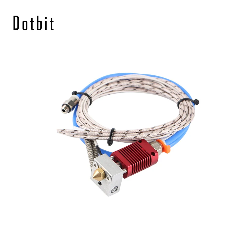 Новый Экструдер MK9 Hotend 24 в 50 Вт печатающая головка 0 4 мм Насадка с силиконовым