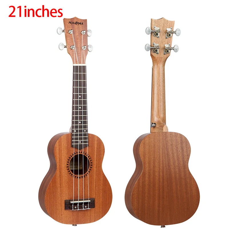 NAOMI Студенческая сопрано укулеле с Aquila струны Sapele Ukulele для студентов начинающих |