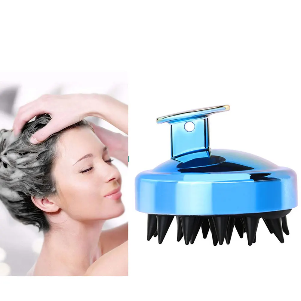 

Hair Scalp Massager Shampoo Brush Silicone Shampoo Brush Hair Washing Comb Shower Brush Bath SPA Massage Head Scalp For Scalp