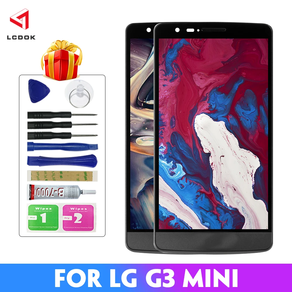 100% протестированный ЖК дисплей для LG G3 Mini G3S D722 D724 кодирующий преобразователь