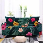 Тропический цветок лист полиэфирный чехол для дивана эластичный чехол для дивана для Гостиная кресло защитный чехол для мебели, для дивана Полотенца 1234 сиденье