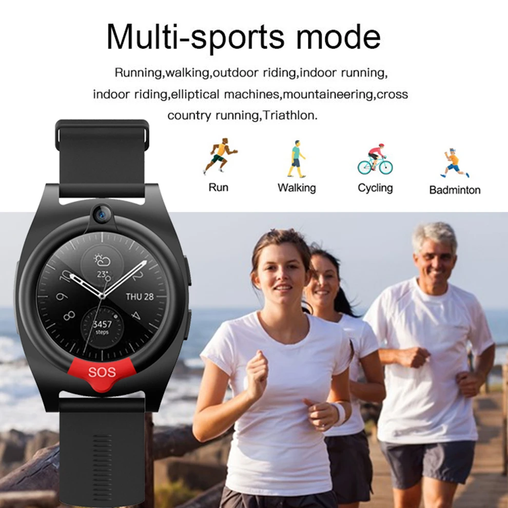 Verkaufen SeenDa Net 4G Älteren Smart Uhr Herz Rate GPS Track Smartwatch SOS Alten Mann Smartwatch Kamera Video Anruf Alarm Uhr Wifi