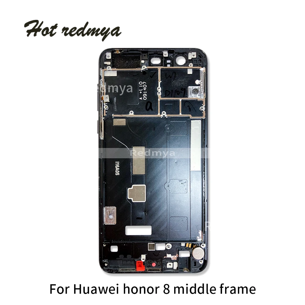 Для Huawei Honor 8 Передняя средняя рамка Корпус Крышка для шасси + Боковая кнопка