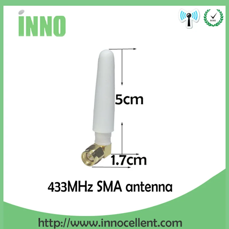 EOTH 2pcs 433mhz antenna 2~3dbi sma male lora antene pbx iot module lorawan signal receiver antena high gain | Мобильные телефоны и