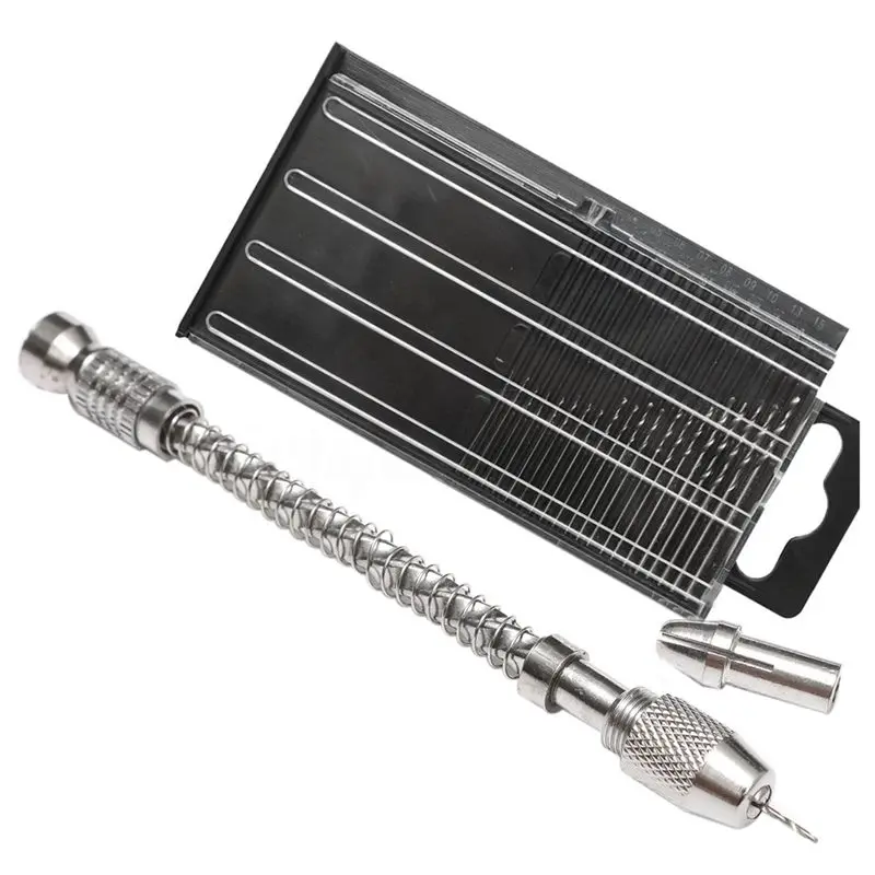 21 шт. штыревые тиски ручные спиральные сверла мини микро Сверла Набор индекс