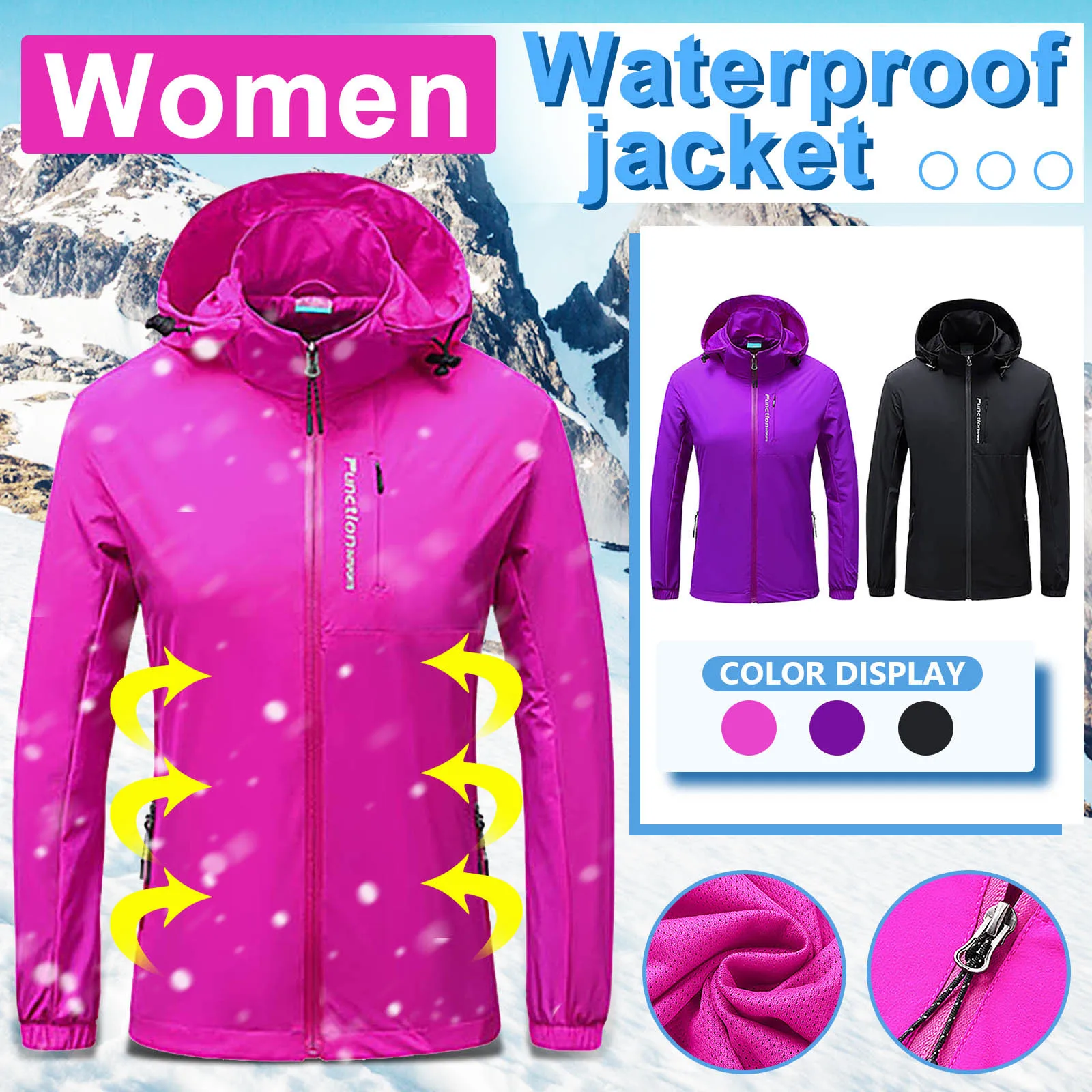 

Waterproof Winter Ski Jacket Women High Quality Ski Jacket Sportswear Outdoor Hiking Traveling Cycling Sports Ski Jackets mantea