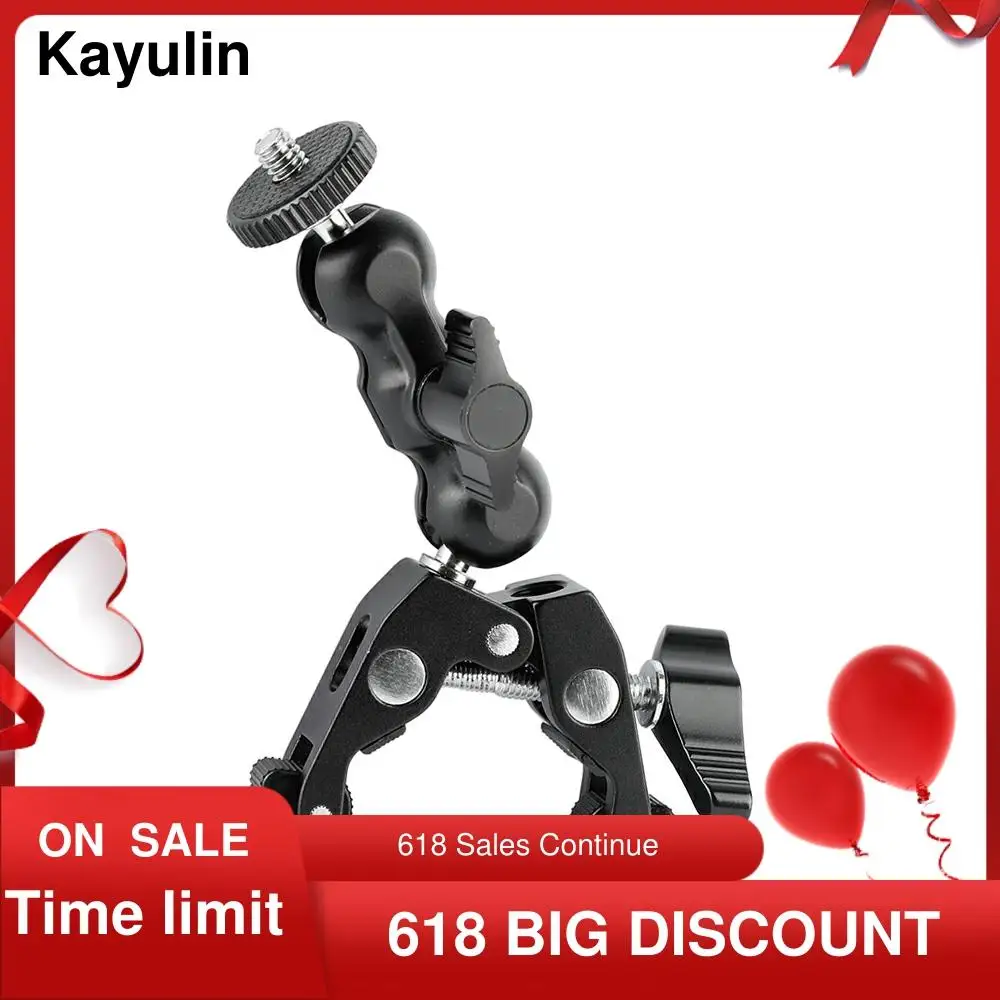 Kayulin универсальные Супер зажим &amp крепление МНИ шаровой головки 1/4 &quot 20 винт