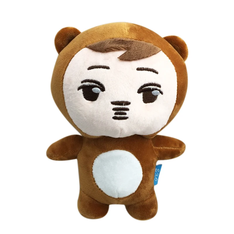 Корея Kawaii аниме плюшевые куклы игрушка мягкая кукла ручной работы Медведь плюшевые куклы с одеждой Мягкие Аниме плюшевые игрушки вентиляторы подарок для ребенка