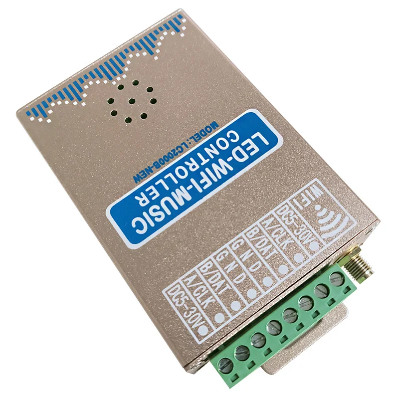 DC5-24V LC2000B умный светодиодный Wifi музыка Управление 8-2048 Пиксели Панель Экран полосы
