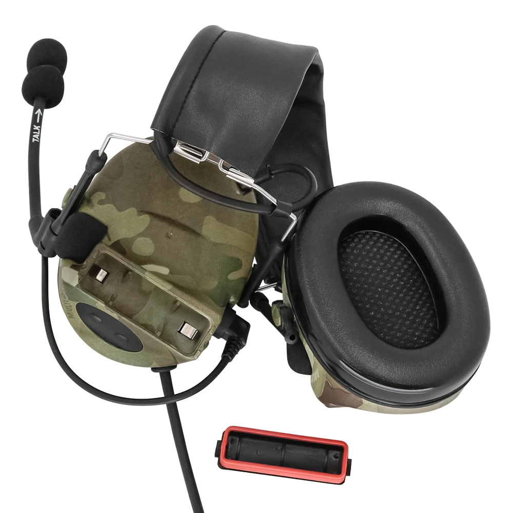 Tciheadset comtac ii tático fone de ouvido