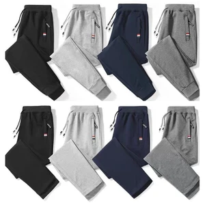 Мужские Фланелевые тренировочные штаны NIGRITY, на флисе, спортивные, повседневные, для спортзала, большие размеры, Осень-зима, M-8XL