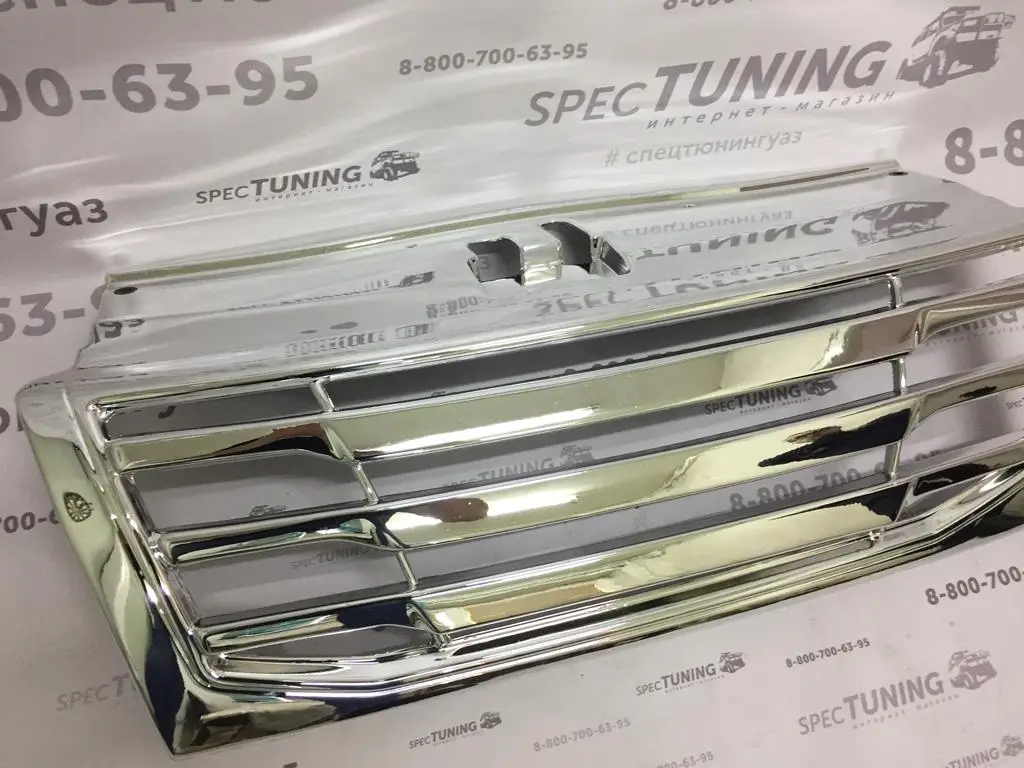 Решетка радиатора УАЗ Патриот (Hilux) до 2014г. ХРОМ |