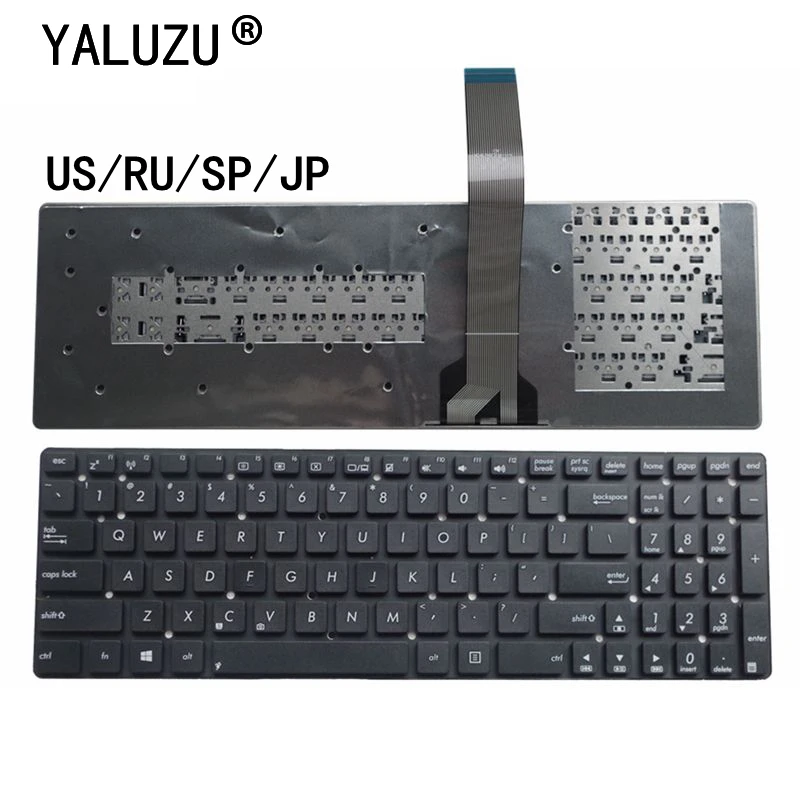 US/RU/JP клавиатура для ноутбука ASUS K55V K55 K55A K55VD K55VJ K55VM K55VS A55 A55V A55XI A55DE A55DR R500v R700V F751 X751