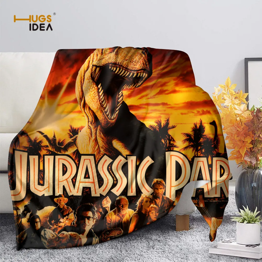 

Cartoon Dinosaur Pattern Throw Blanket for Spring Autumn Cute Animal Print Kids Fleece Blanket On Beds Super Soft Sofa Blanket