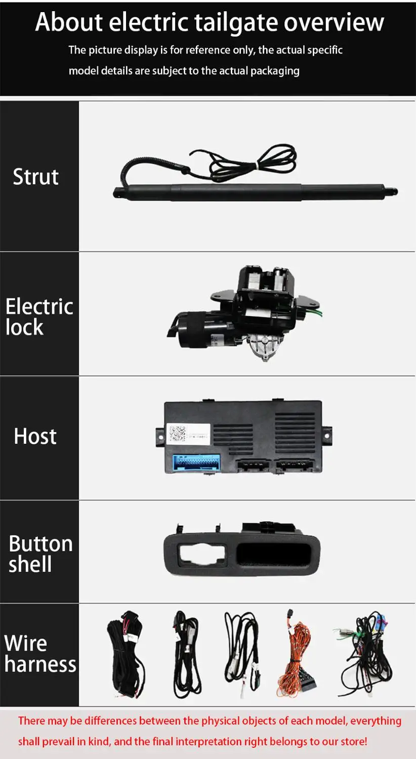 Автомобильный Электрический подъемник задних ворот ZJCGO система помощи в