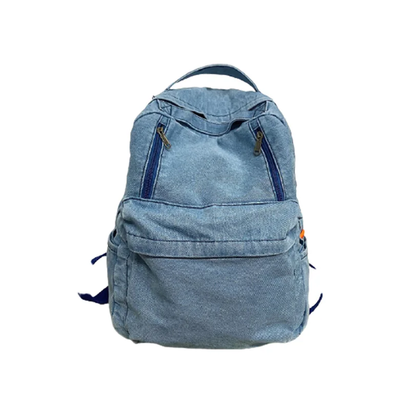 

Женские рюкзаки 2022, джинсовая школьная сумка, модный холщовый рюкзак для подростков, Женская Вместительная дорожная сумка для студентов ...