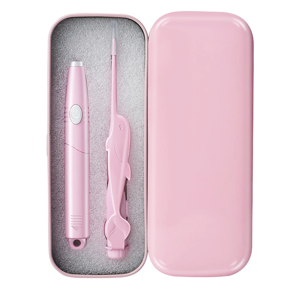 Ушной очиститель светодиодный фонарик Curette ухо Чистый Макияж светящийся ушной